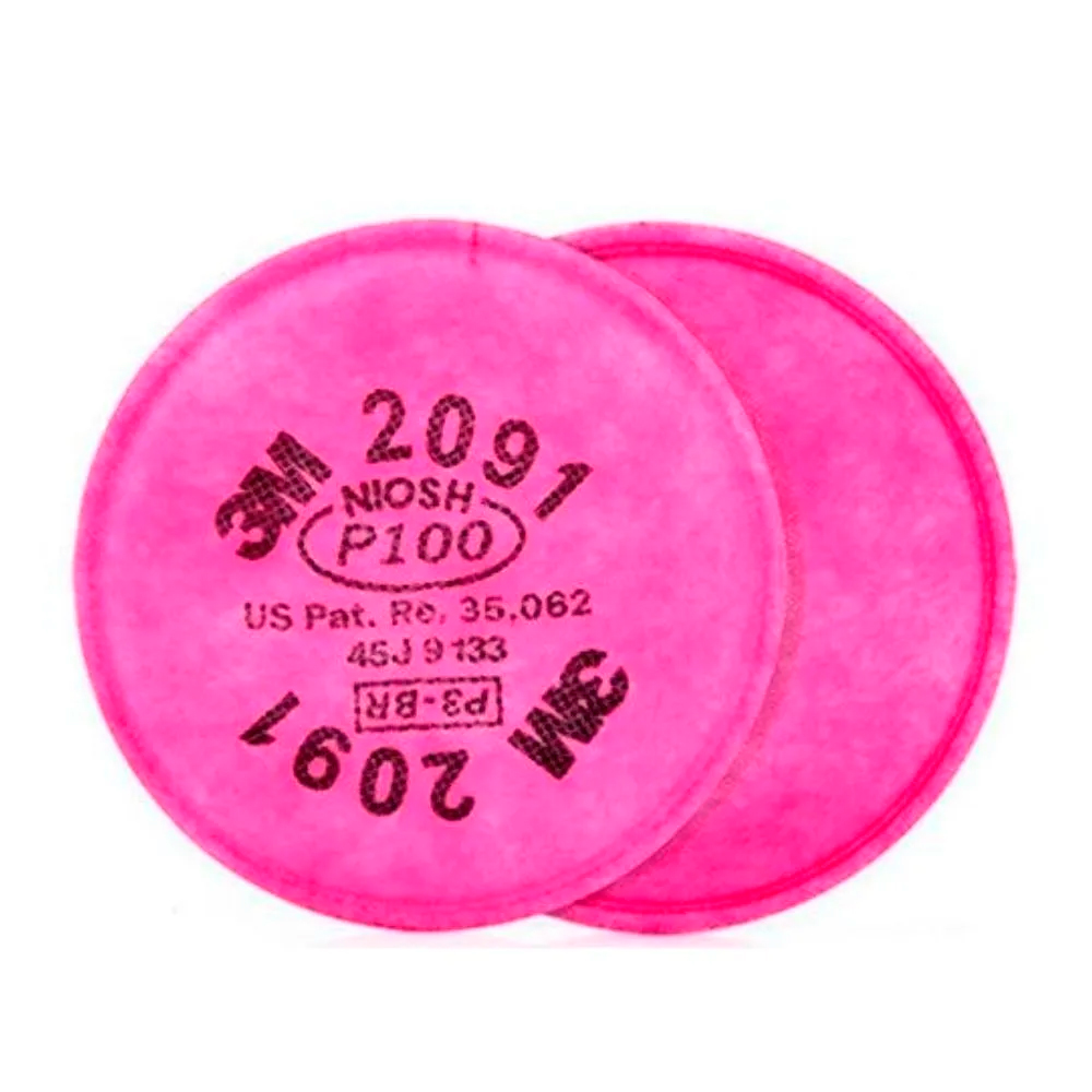 FILTRO DE PARTÍCULAS 3M PARA RESPIRADOR – PROTECCIÓN P100 - 2