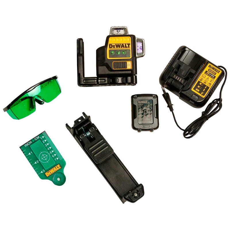 NIVEL LASER 360° VERDE 12V 30 METROS DEWALT DCE089D1G-QW - 3