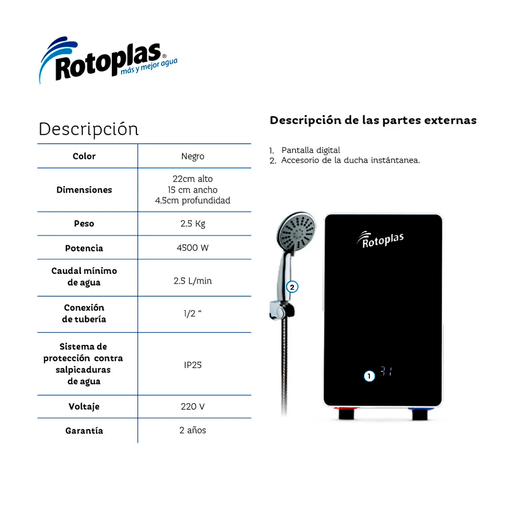 TERMA INSTANTÁNEA ROTOPLAS NEW COMPACT - 5