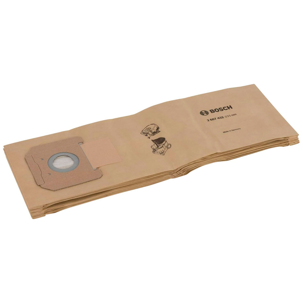 BOLSAS DE PAPEL PARA ASPIRADORA GAS 35 BOSCH X5 UNIDADES - 1