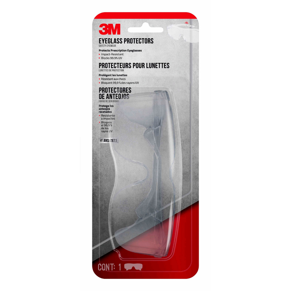 LENTES TRANSPARENTES 3M ANTI-RAYAS 3M 47030H1 - 1