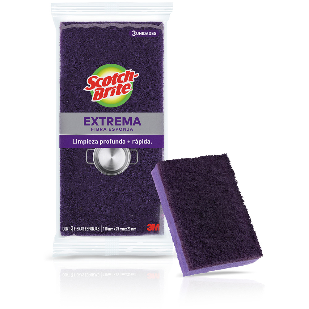 PACK X3 ESPONJA SCOTCH BRITE EXTREMA X3 - 2