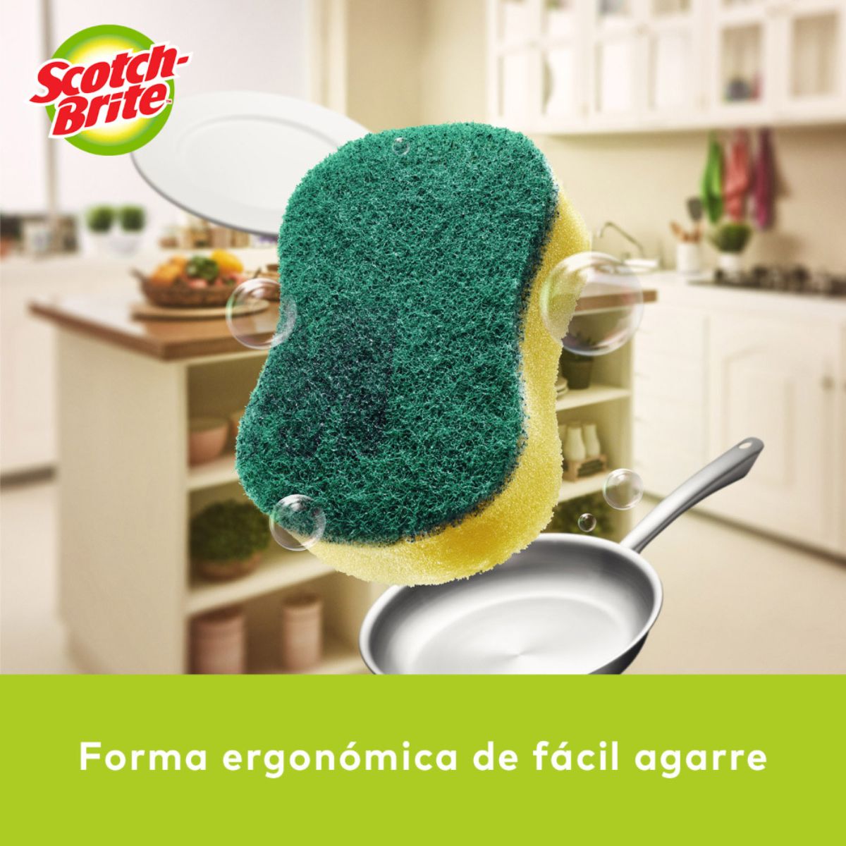 PACK X3 ESPONJA SCOTCH BRITE 2EN1 X3 - 2