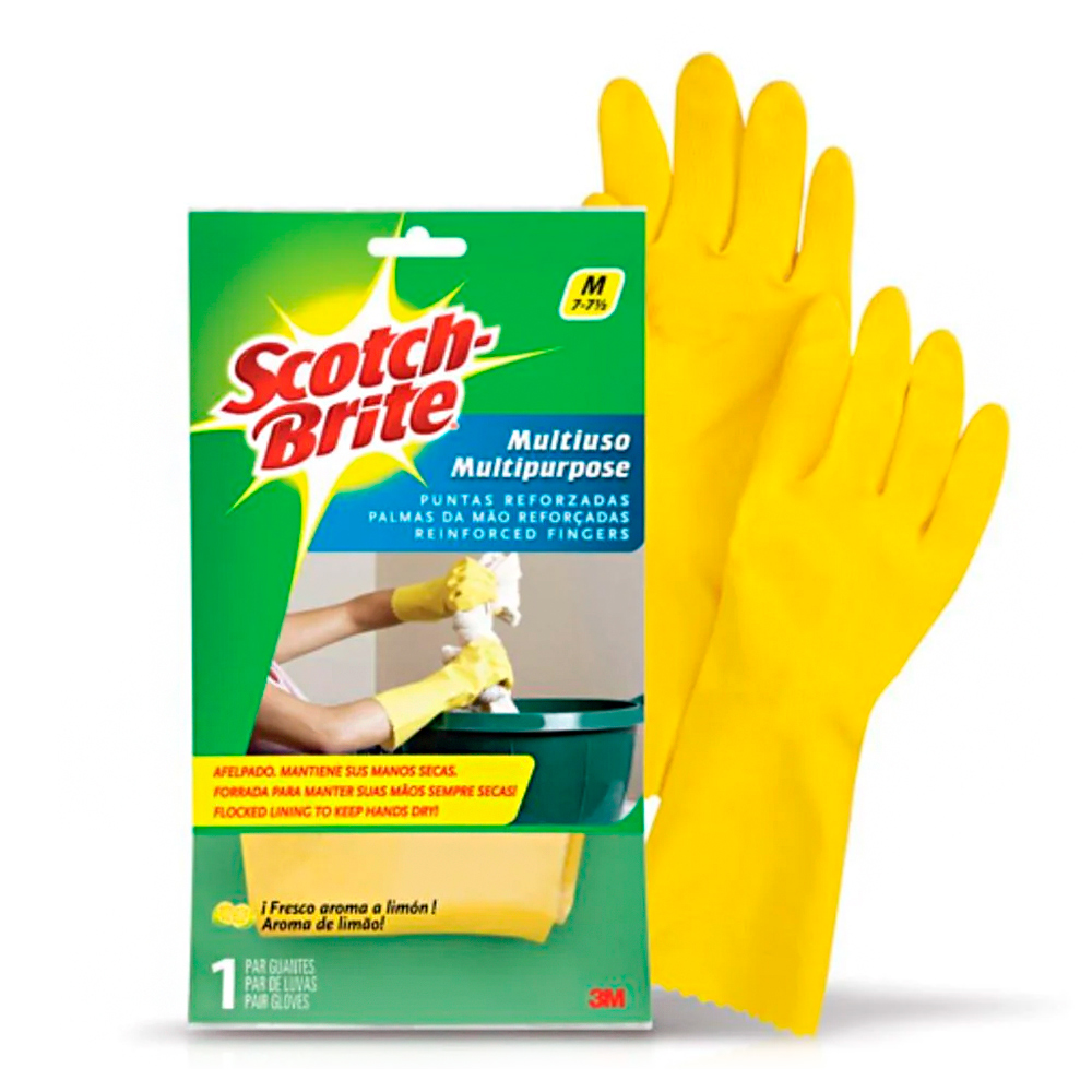 GUANTES SCOTCH BRITE MULTIUSO TALLA M - 1