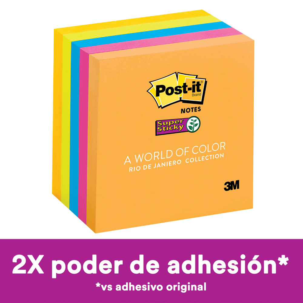 NOTAS ADHESIVAS 654 POST IT SUPERSTICKY RIO DE JANEIRO - 2