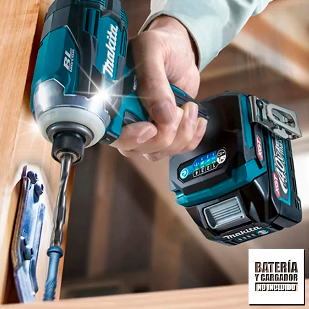 ATORNILLADOR IMPACTO MAKITA BL 40V 210NM TD003GZ SIN BATERÍA - 6