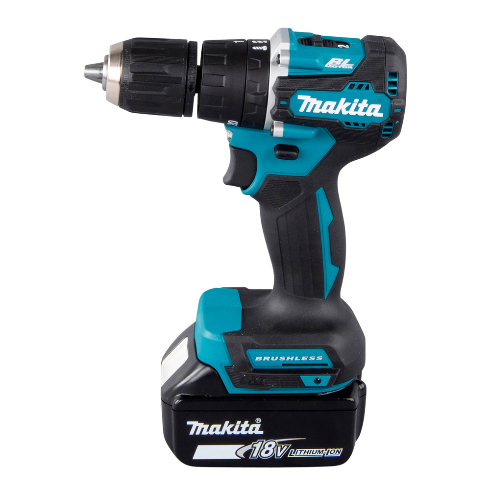 TALADRO PERCUTOR MAKITA 1/2' DHP487SF 18V BRUSHLESS + BROCAS - 2
