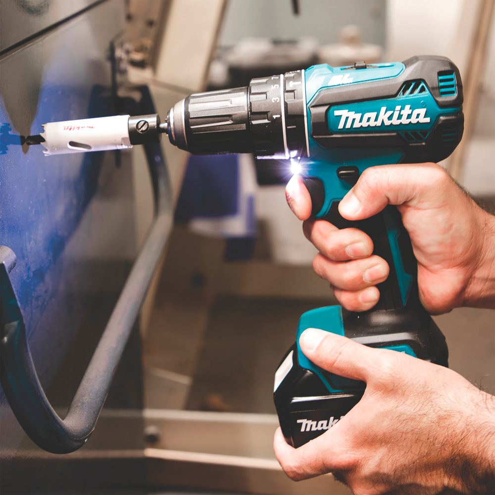 KIT MAKITA TALADRO DHP485 + IMPACTO DTD153Z 18V + 2 BATERÍAS - 4