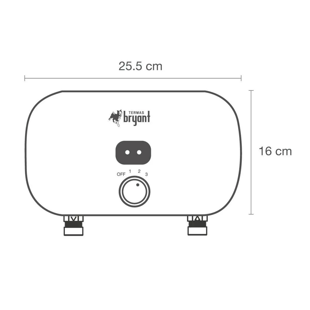 RAPIDUCHA ELÉCTRICA BRYANT ONE 4.5 KW DISPLAY DIGITAL - 5