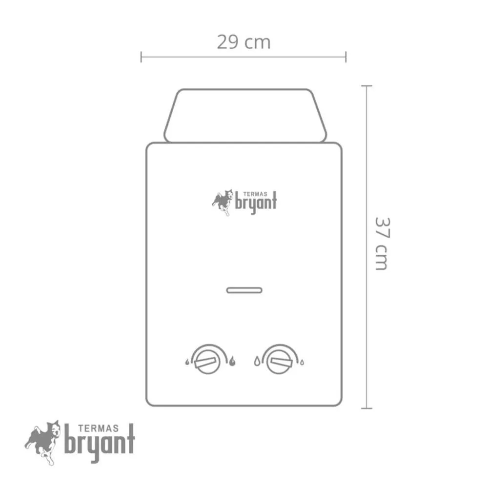 TERMA A GAS NATURAL BRYANT 5.5L TIRO NATURAL - 4