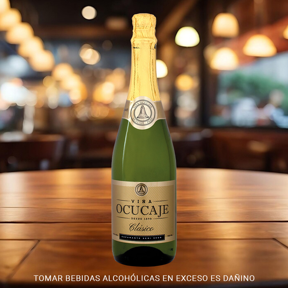 VINO CLÁSICO ESPUMANTE OCUCAJE 750 ML - 3