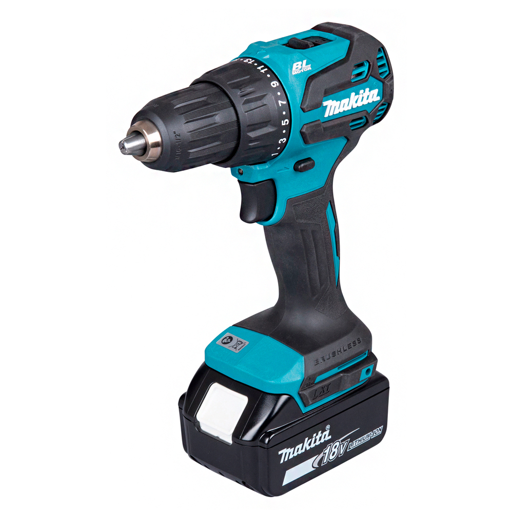 TALADRO PERCUTOR MAKITA 1/2' 18V 2 AH + MALETIN DHP490WVX - 2