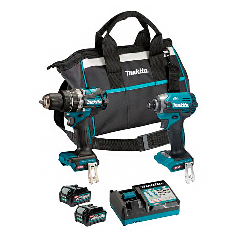 TALADRO PERCUTOR + ATORNILLADOR MAKITA 40V DK0178G204 - 1