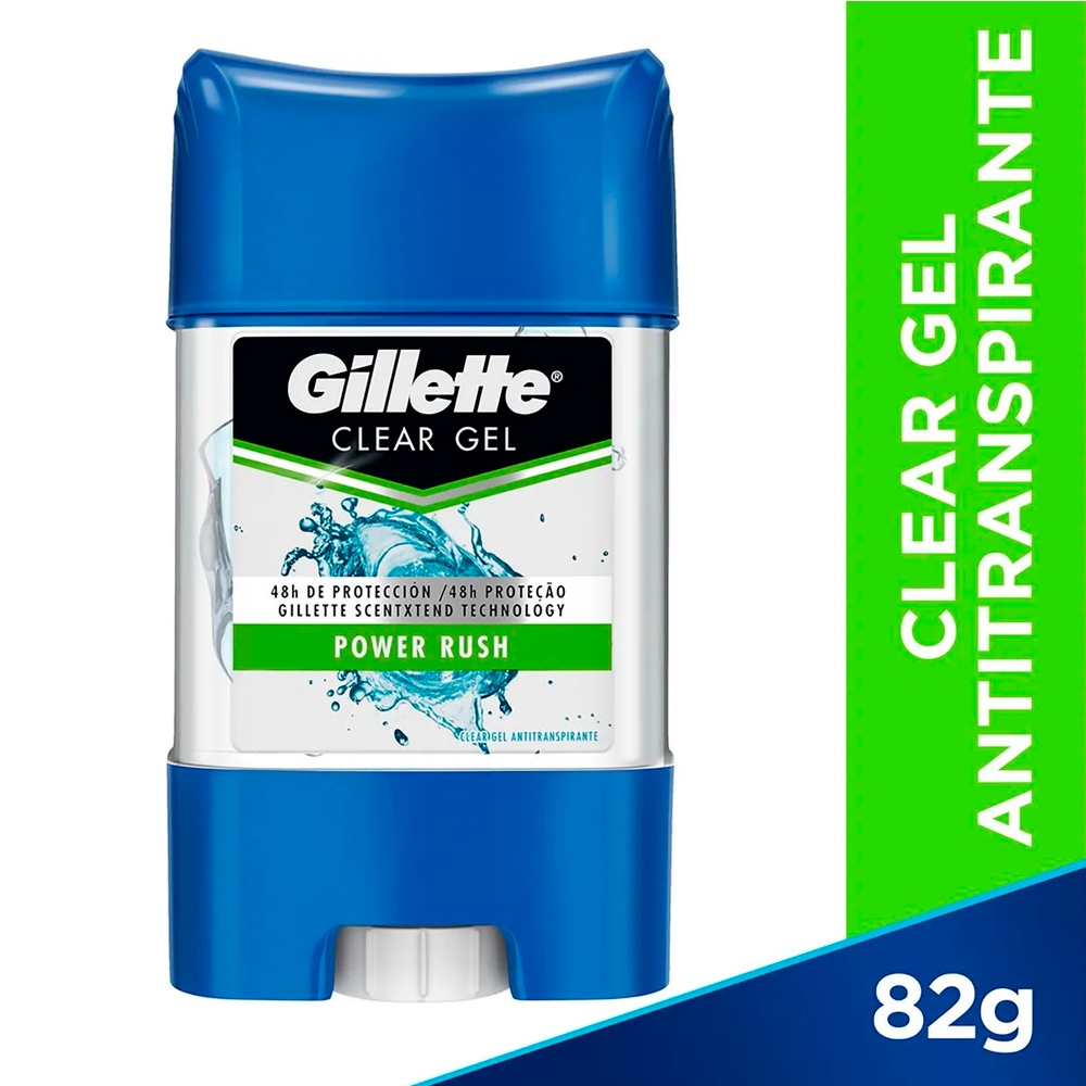 DESODORANTE GILLETTE POWER RUSH - GEL 82 G - 2
