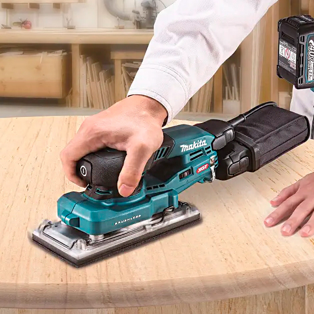 LIJADORA ORBITAL MAKITA 40V 1/3' 12000 RPM SIN BAT BO007CGZ - 4