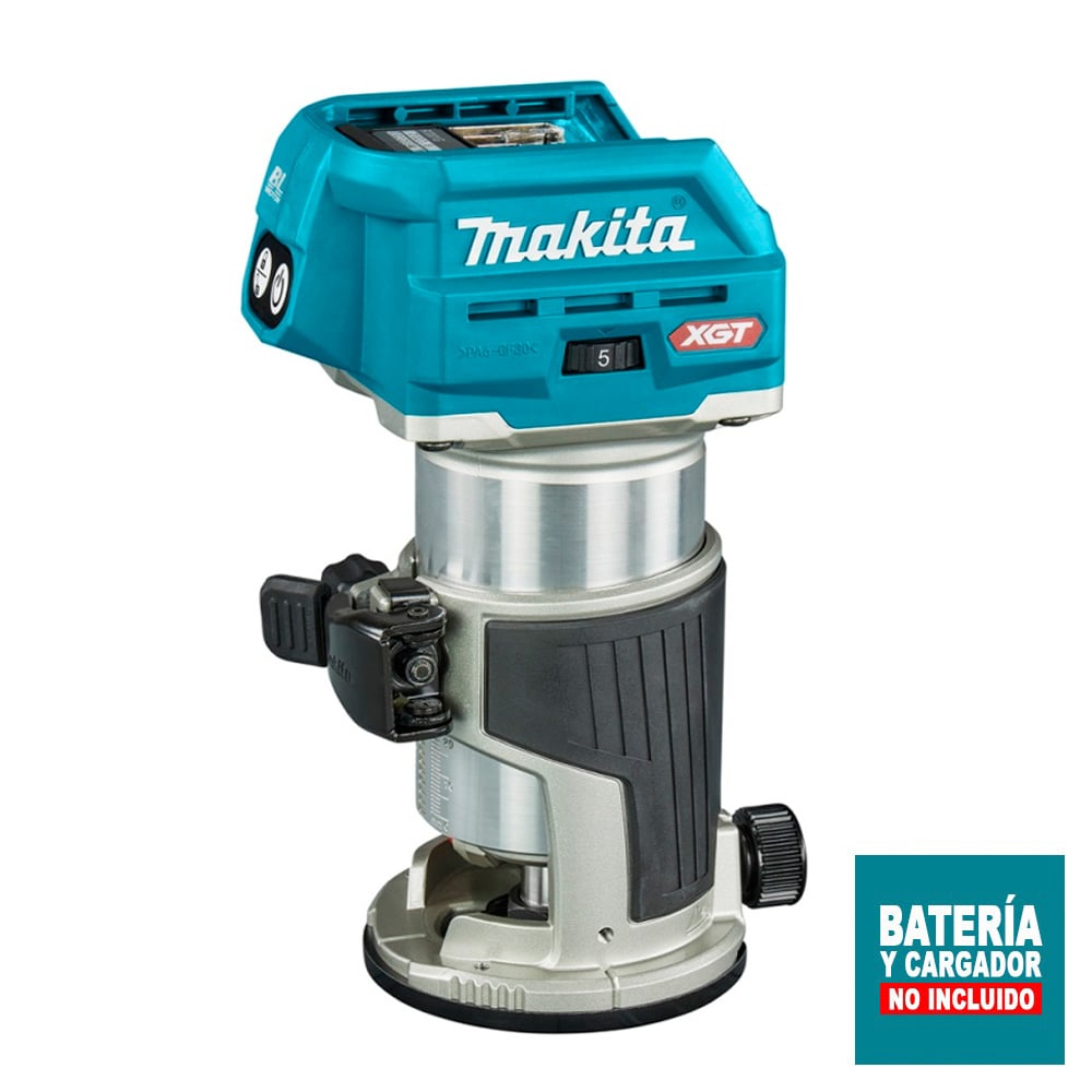 FRESADORA MAKITA 40V 31000RPM ENCASTRE 1/4' 3/8' RT001GZ26 - 1