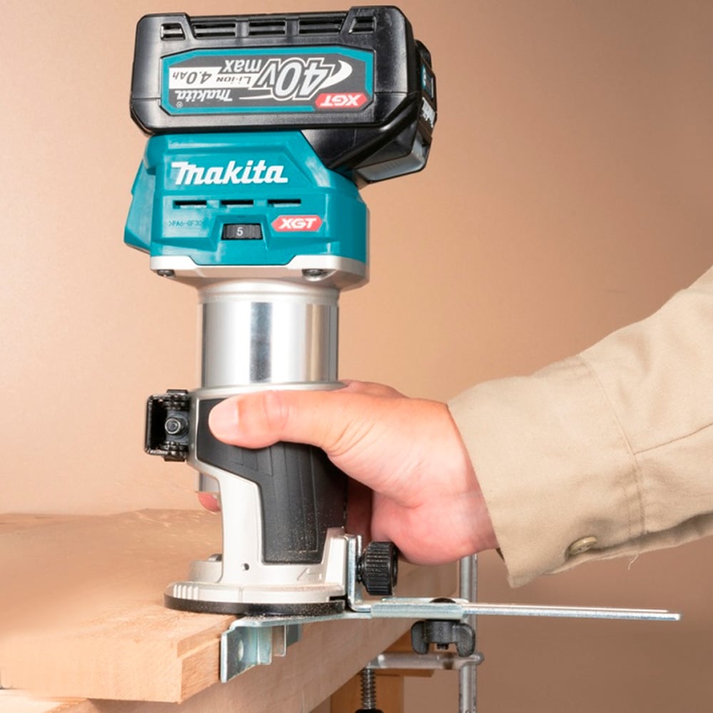 FRESADORA MAKITA 40V 31000RPM ENCASTRE 1/4' 3/8' RT001GZ26 - 4