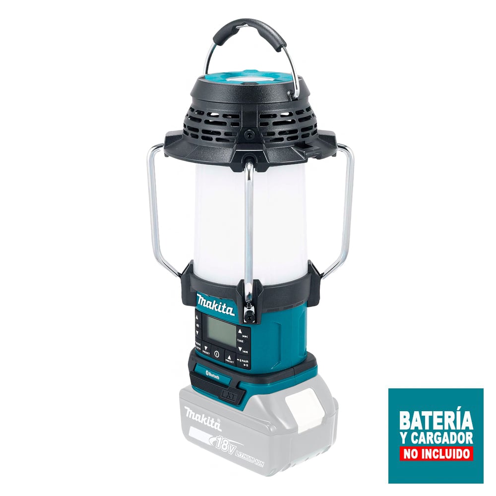 RADIO CON LINTERNA MAKITA 3 TONOS DE LUZ 18V SIN BAT DMR057 - 1