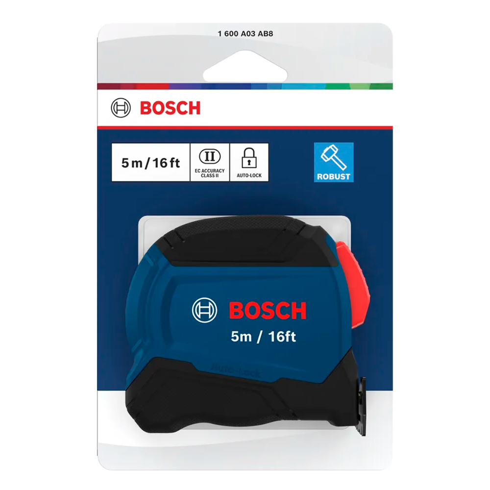 CINTA MÉTRICA BOSCH 5M AUTOLOCK 1600A03AB8 - 4