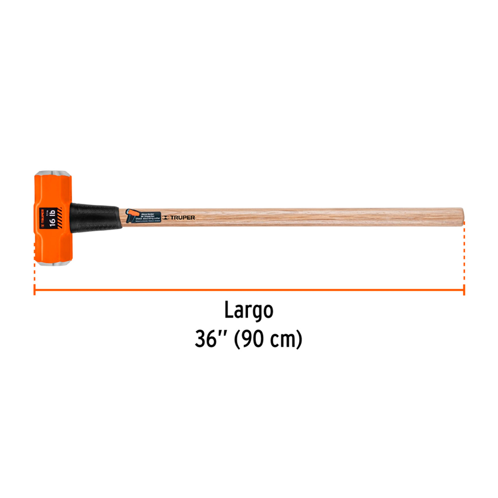 COMBA OCTAGONAL 16LB FIBRA TRUPER MD-16F - 3