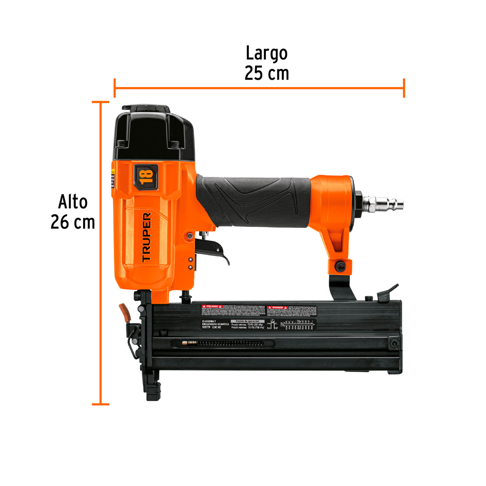 CLAVADORA ENGRAPADORA CALIBRE 18 TRUPER CLNE-18E - 3