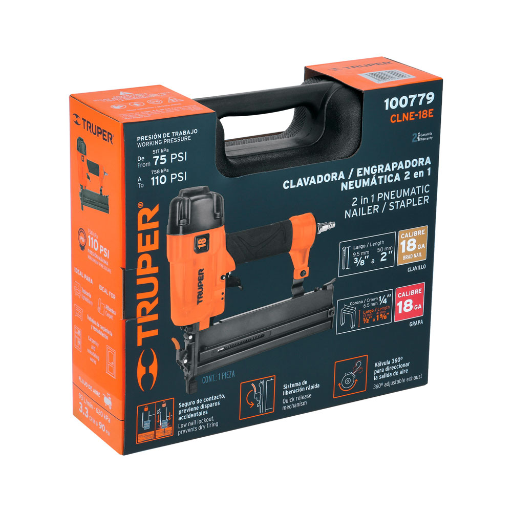 CLAVADORA ENGRAPADORA CALIBRE 18 TRUPER CLNE-18E - 4