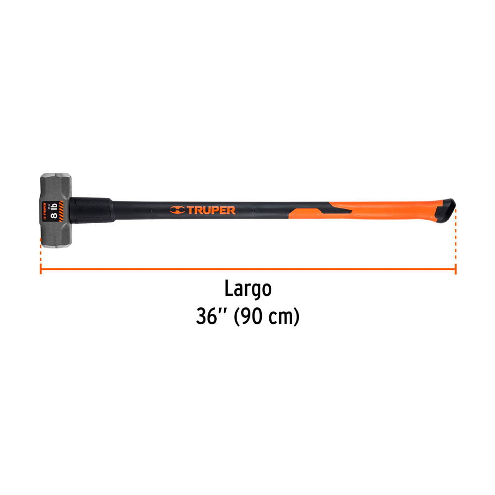 COMBA OCTAGONAL 8LB FIBRA TRUPER MD-8F - 3