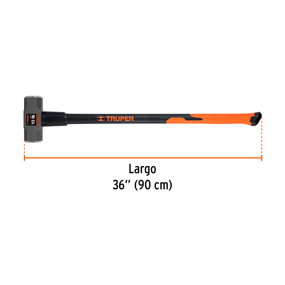 COMBA OCTAGONAL 10LB FIBRA TRUPER MD-10F - 3