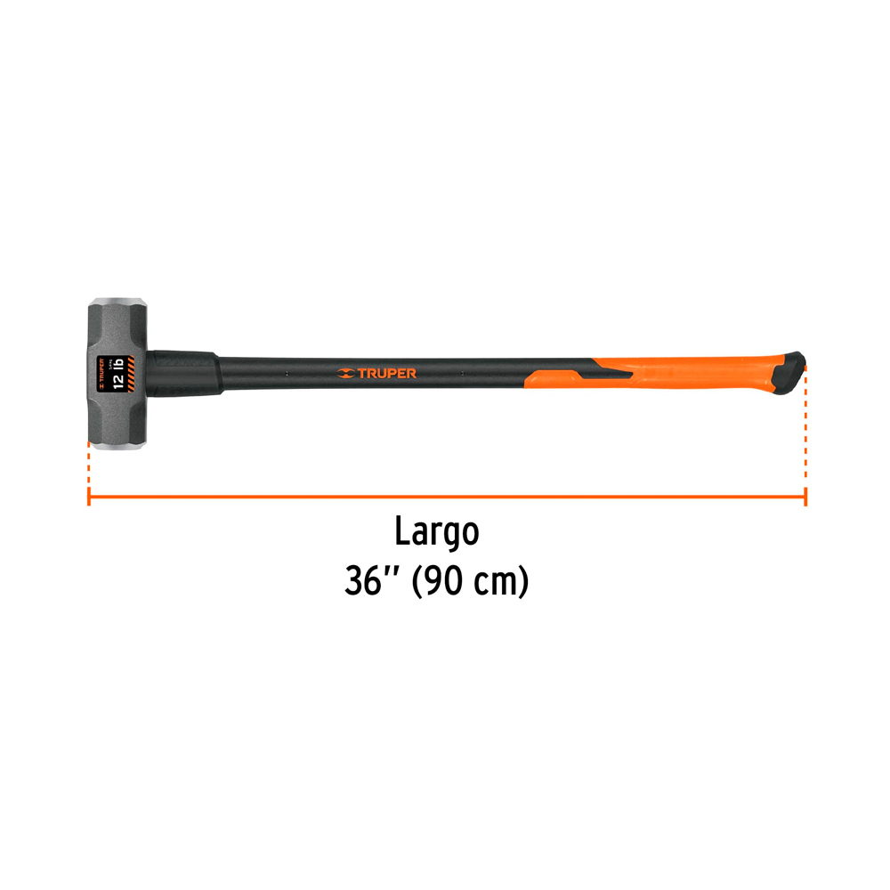 COMBA OCTAGONAL 12LB FIBRA TRUPER MD-12F - 3