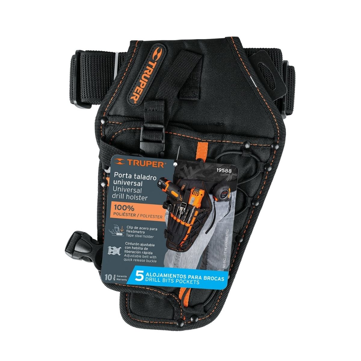 PORTA TALADRO 5 COMPARTIMENTOS TRUPER POT-5B - 2