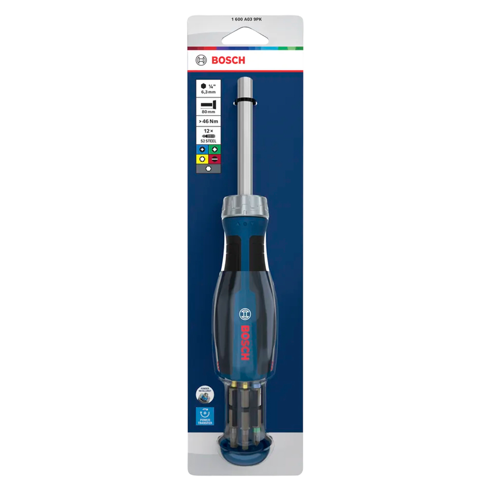 DESTORNILLADOR PUNTA RATCHET + 12 BITS - 4