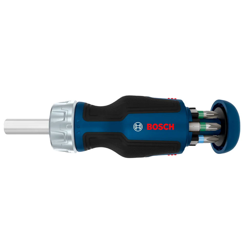 DESTORNILLADOR CORTO PUNTA RATCHET + 6 BITS - 1