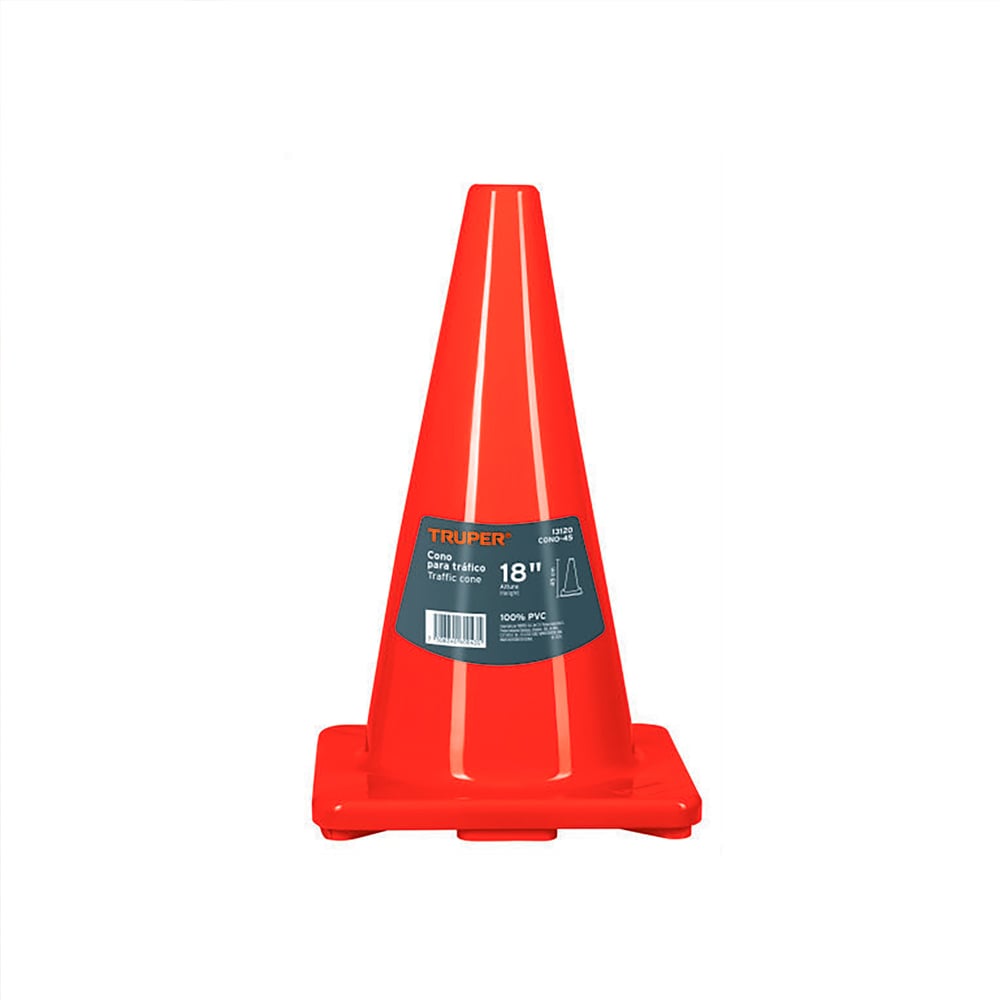 CONO SEGURIDAD 45CM TRUPER CONO-45 - 1