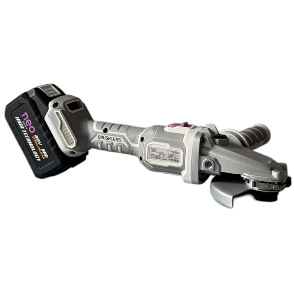 AMOLADORA ANGULAR 20V NEO + BAT 8AH + CARGADOR A1215/20K1-8 - 2