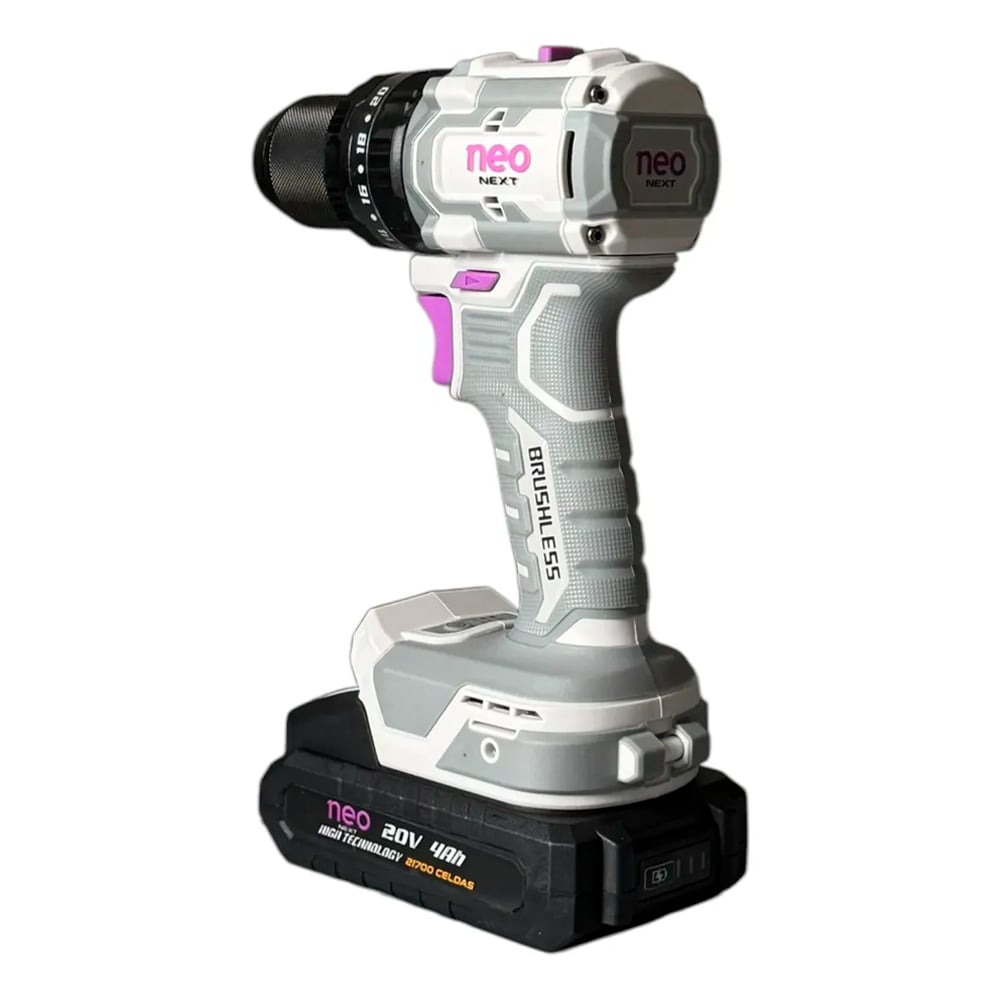 TALADRO 1/2 20V NEO 80NM + 2 BAT 4AH + CARGADOR T1280/20K2-4 - 2
