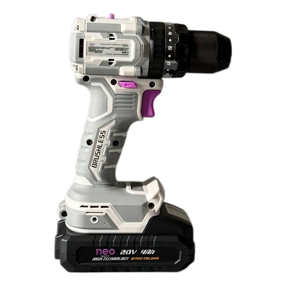 TALADRO 1/2 20V NEO 80NM + 2 BAT 4AH + CARGADOR T1280/20K2-4 - 3