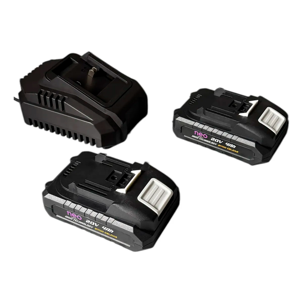 TALADRO 1/2 20V NEO 80NM + 2 BAT 4AH + CARGADOR T1280/20K2-4 - 5