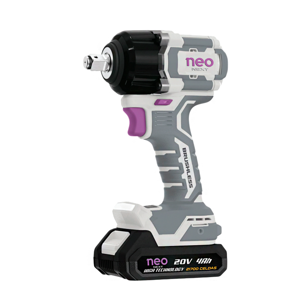 LLAVE DE IMPACTO BL 20V 650 NM + BATERÍA 4.0 AH + CARGADOR - 1