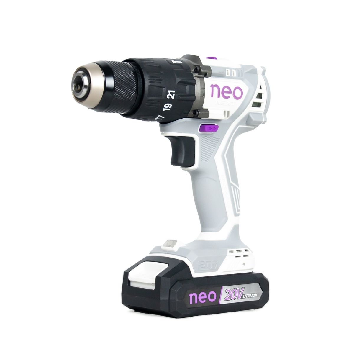 TALADRO ATORNILLADOR PERCUTOR BRUSHLESS 1/2' 80NM + 2 BATERÍAS + CARGADOR NEO TP 1213/4/20 K2 - 4