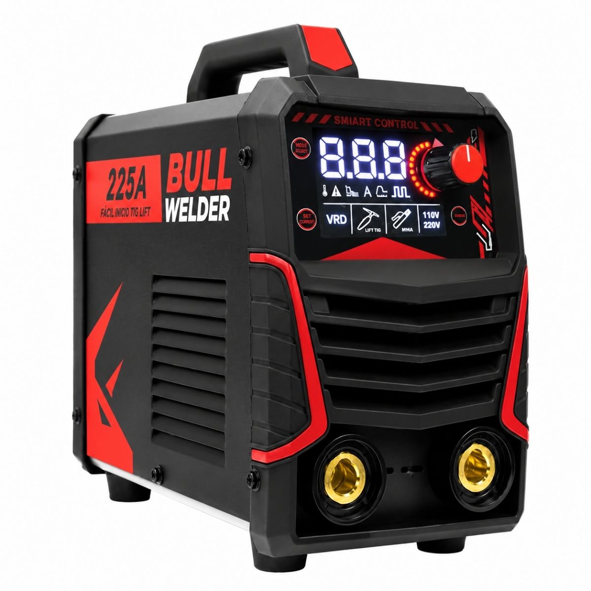 SOLDADORA INVERTER ELECTRODO 225 AMP PULSADO BULLWELDER - 1