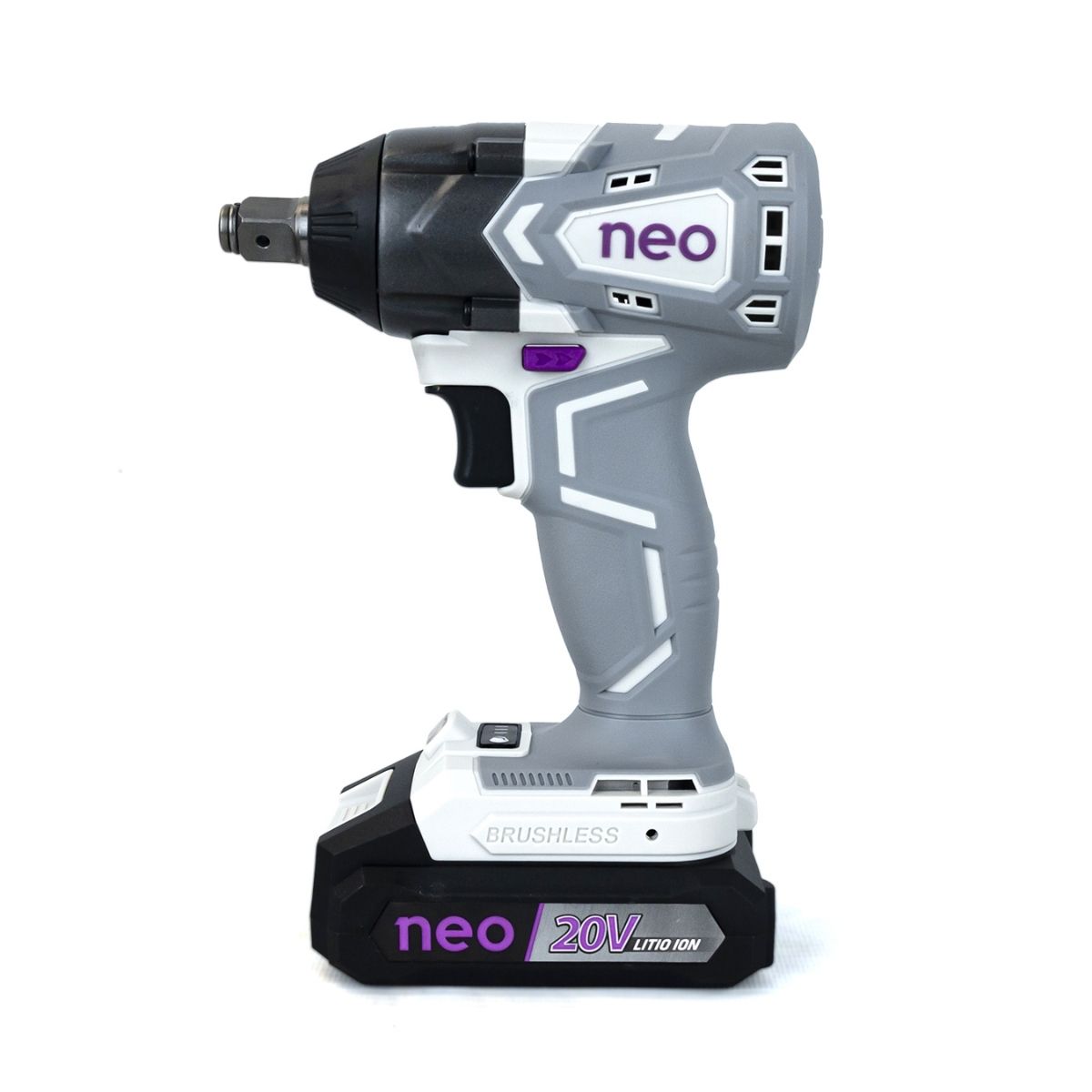 LLAVE DE IMPACTO 20V 1/2 420NM + BAT 2AH + CARGADOR NEO - 2
