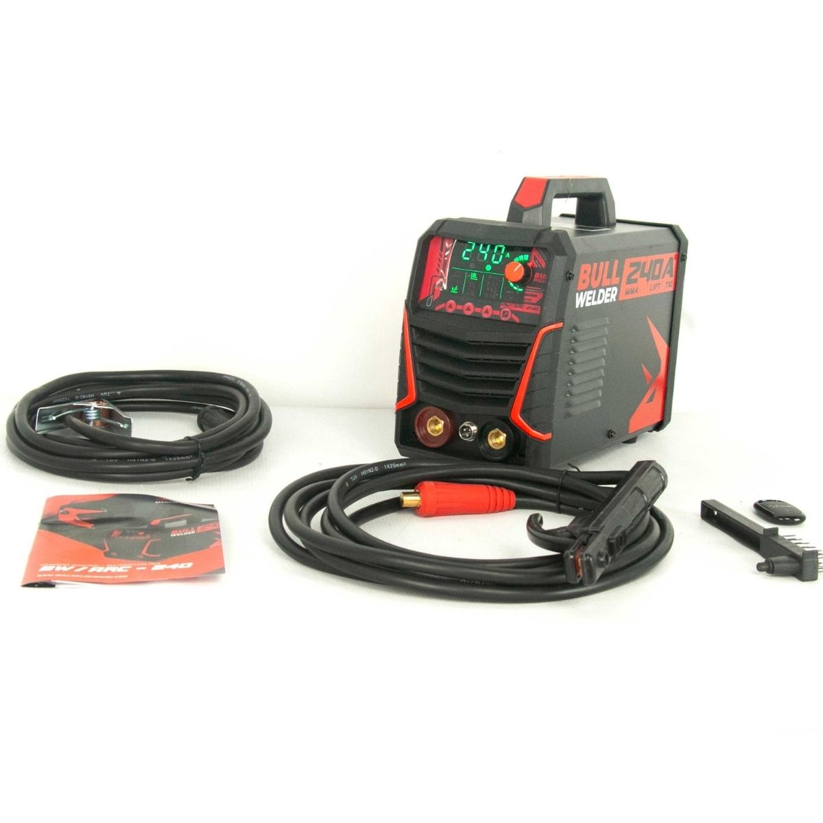 SOLDADORA INVERTER ARCO 240 AMP MMA/LIFT TIG BULLWELDER - 1