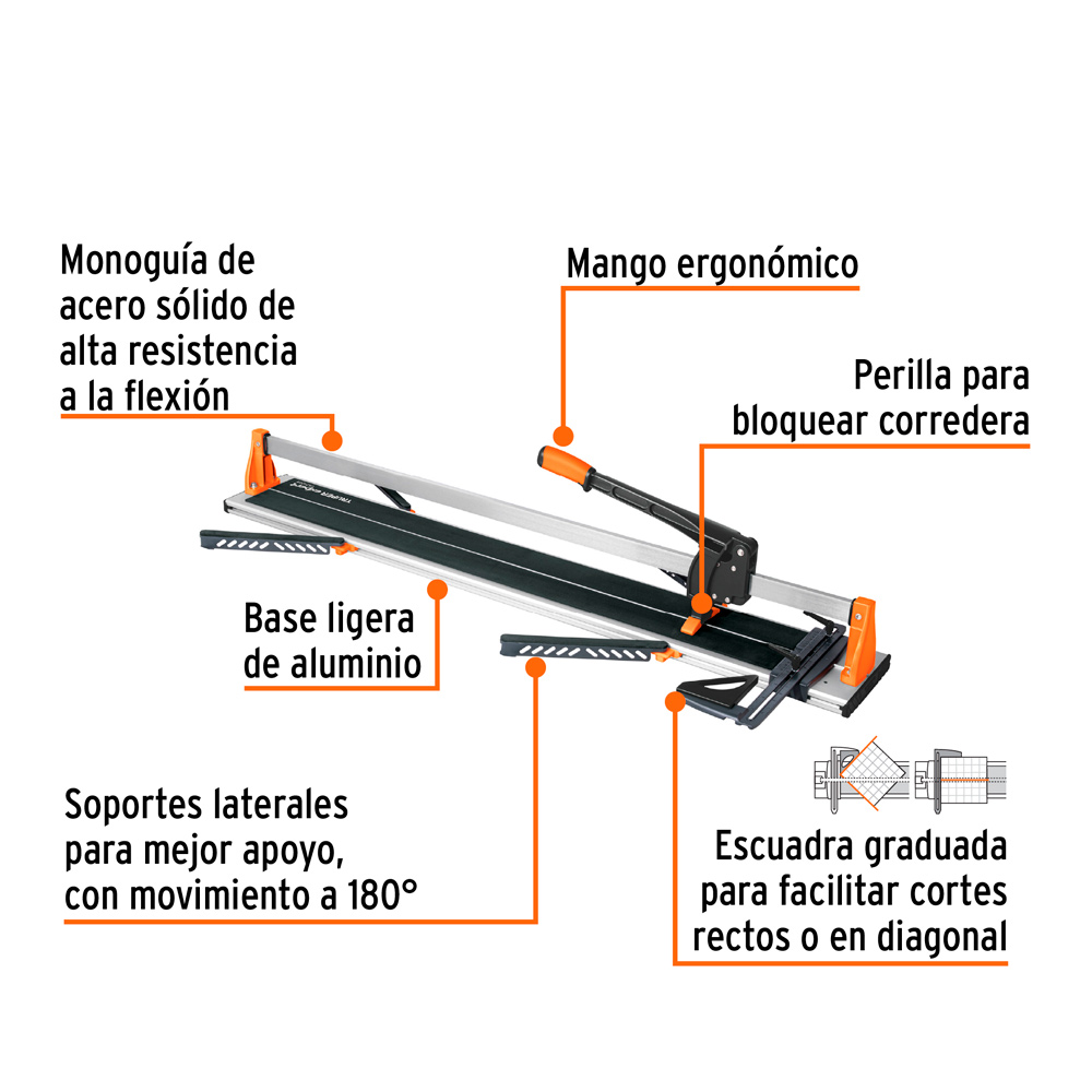 CORTAPISOS DE MAYÓLICA 47' 120 CM GRAN FORMATO MALETÍN EXPERT - 2