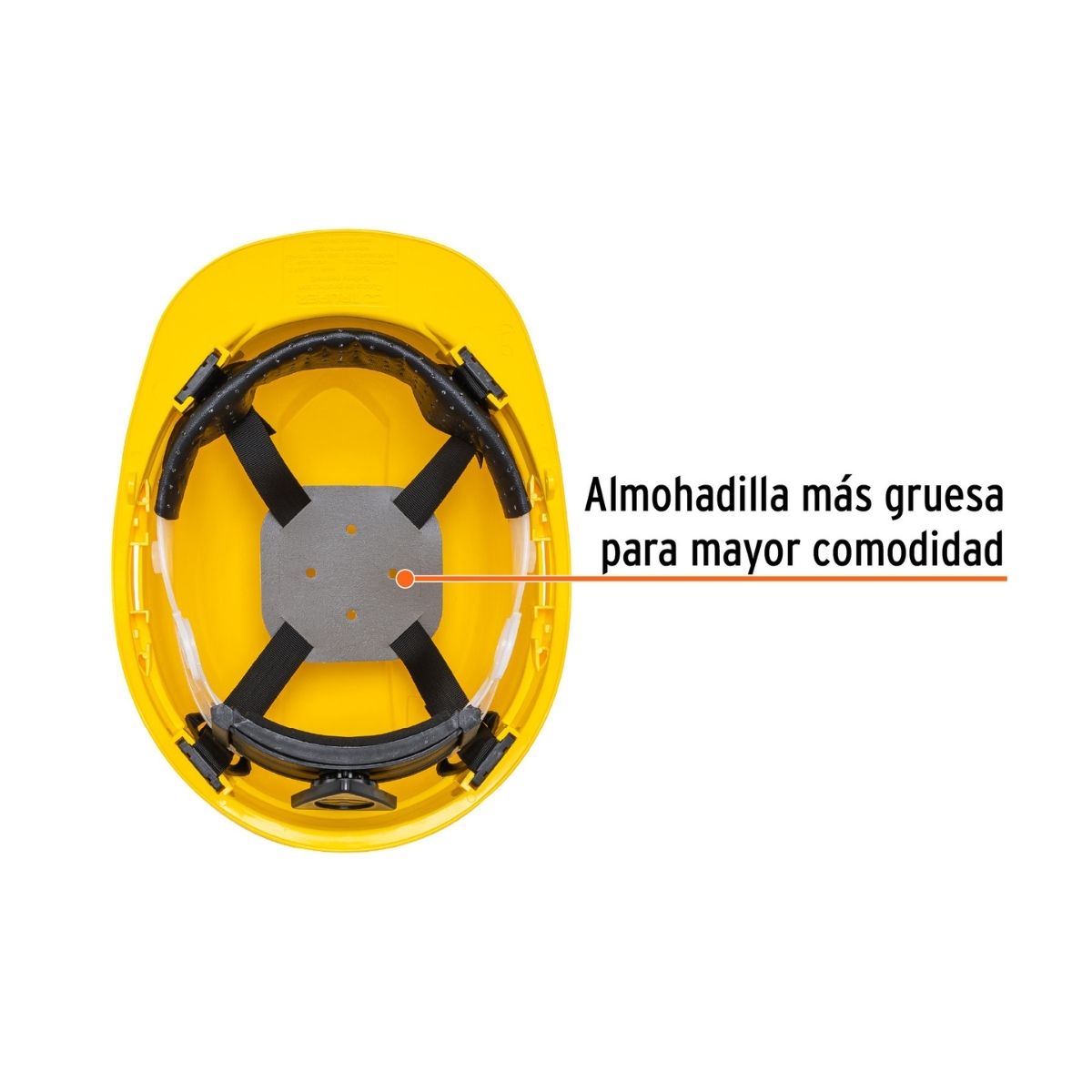 CASCO SEGURIDAD AMARILLO TRUPER CAS-A - 2