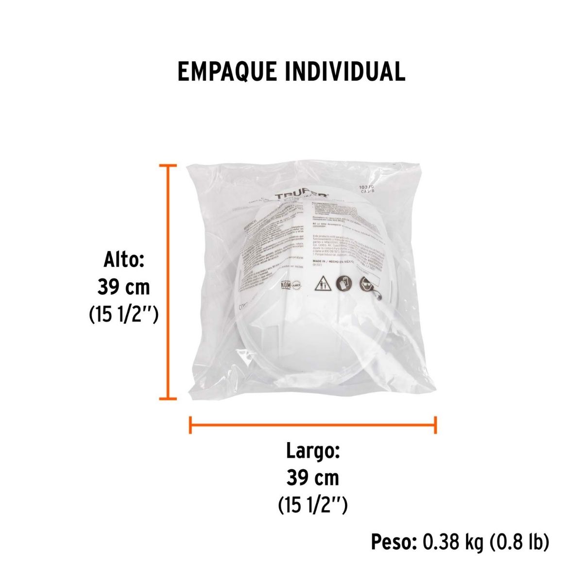 CASCO SEGURIDAD BLANCO TRUPER CAS-B - 3
