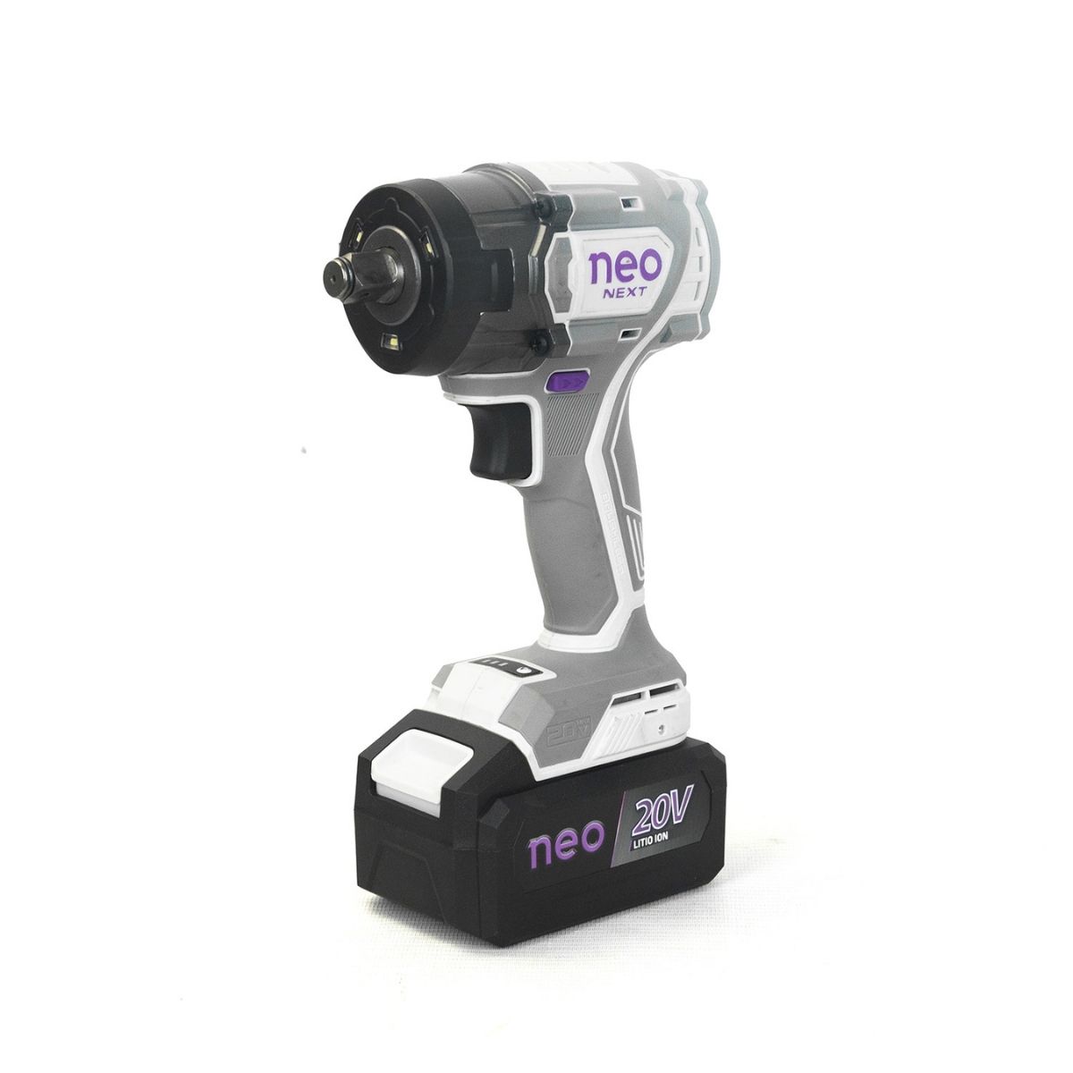 LLAVE DE IMPACTO 20V 1/2 650NM + BAT 4AH + CARGADOR NEO - 2