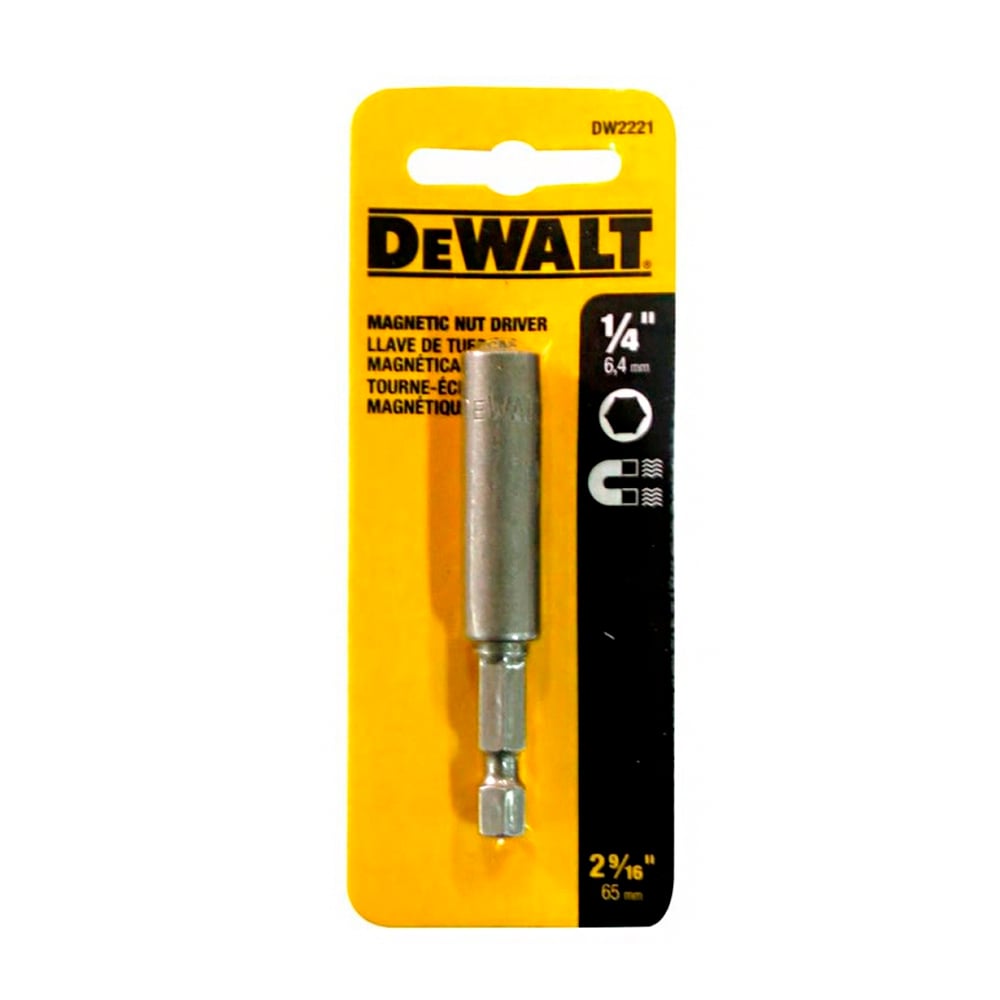 DADO HEXAGONAL 1/4' PUNTA PARA ATORNILLAR MAGNÉTICO DEWALT - 2