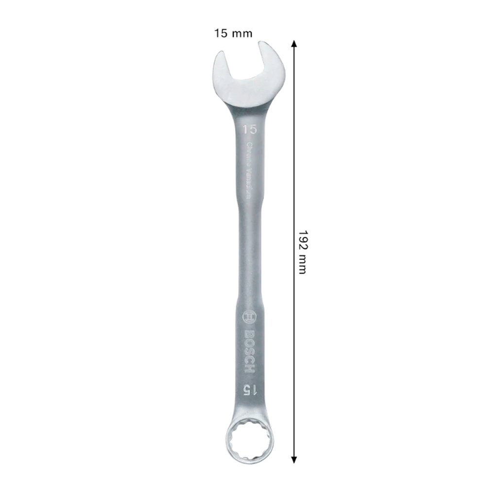 LLAVE COMBINADA 15 MM X 192 MM BOSCH - 3