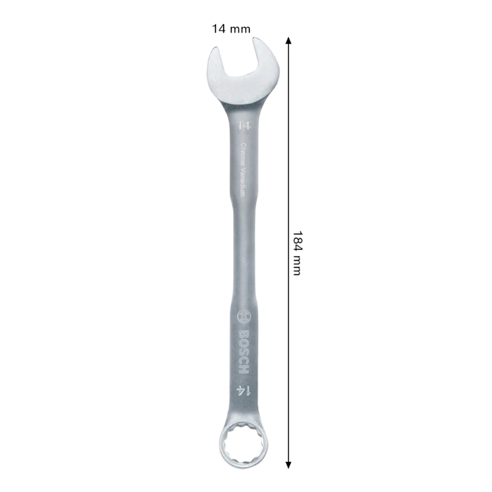 LLAVE COMBINADA 14 MM X 184 MM BOSCH - 3