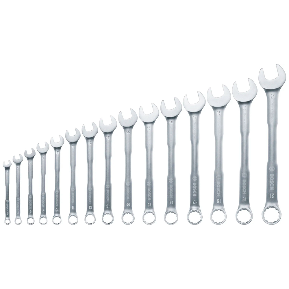 JUEGO LLAVE COMBINADA BOSCH 6-21 MM X15 PZ - 1